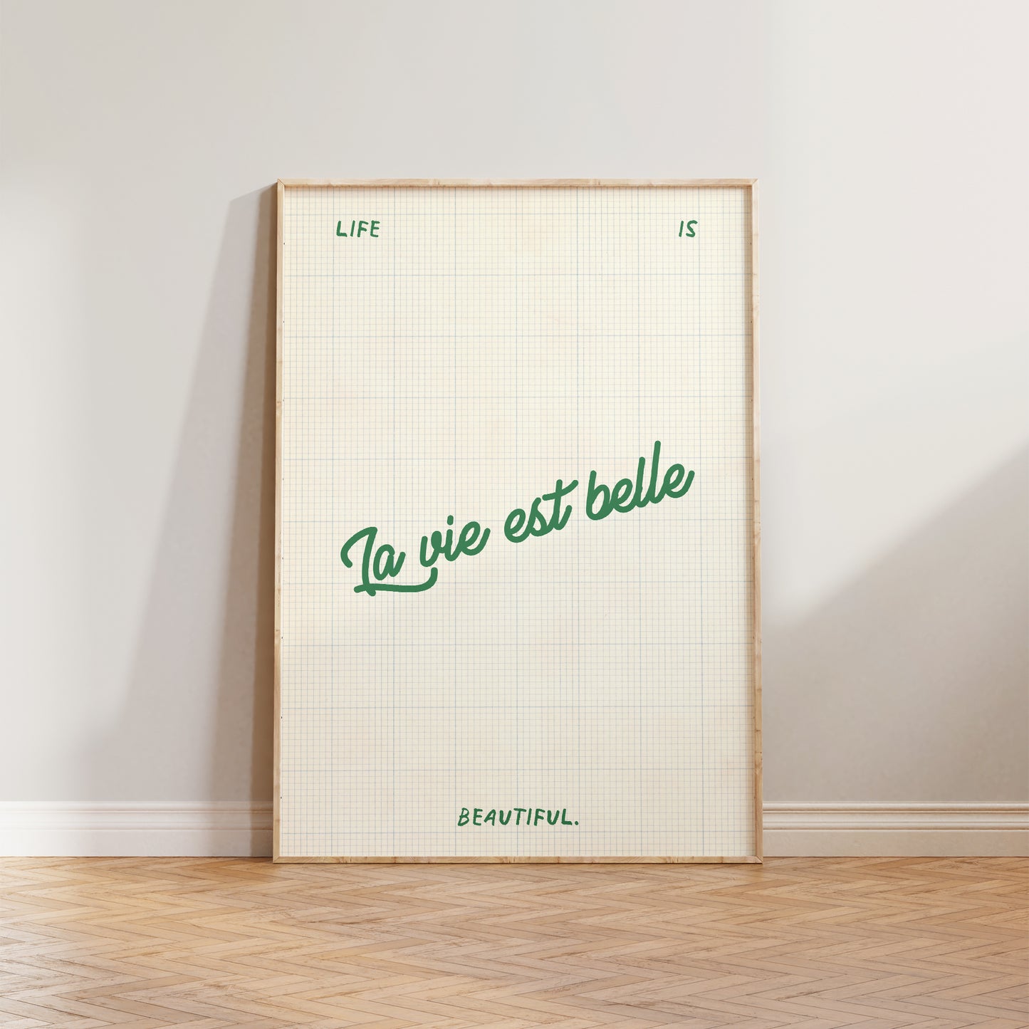 Life Is Beautiful Print