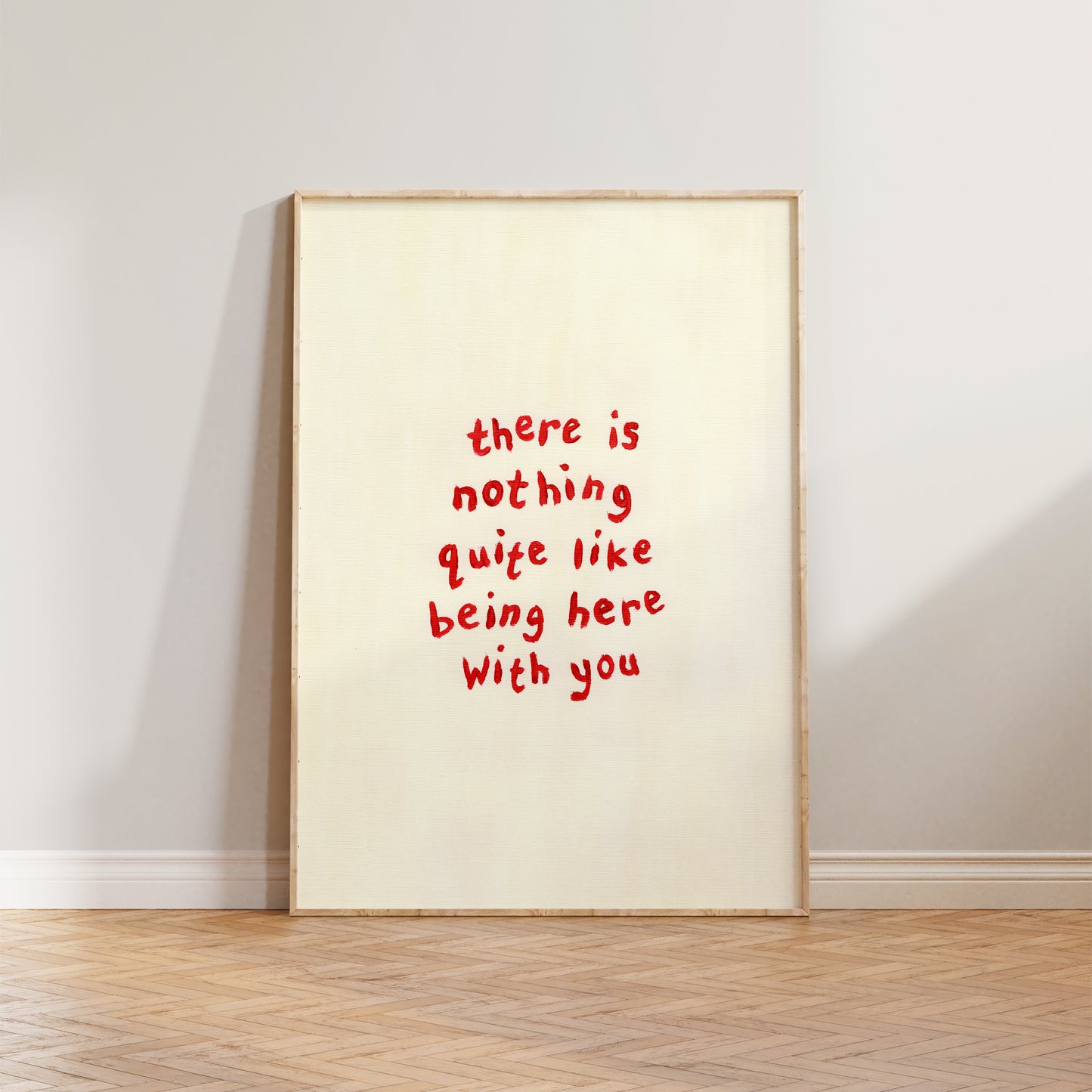 Being Here With You Print