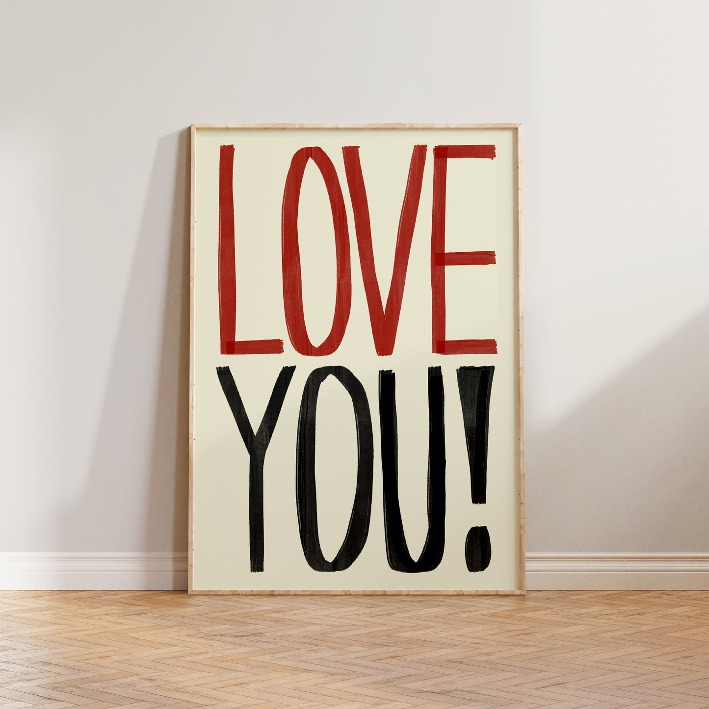 Love You Print