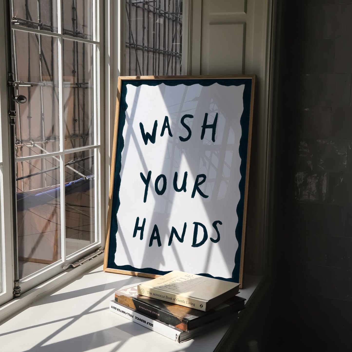 Wash Your Hands Hand Painted Print