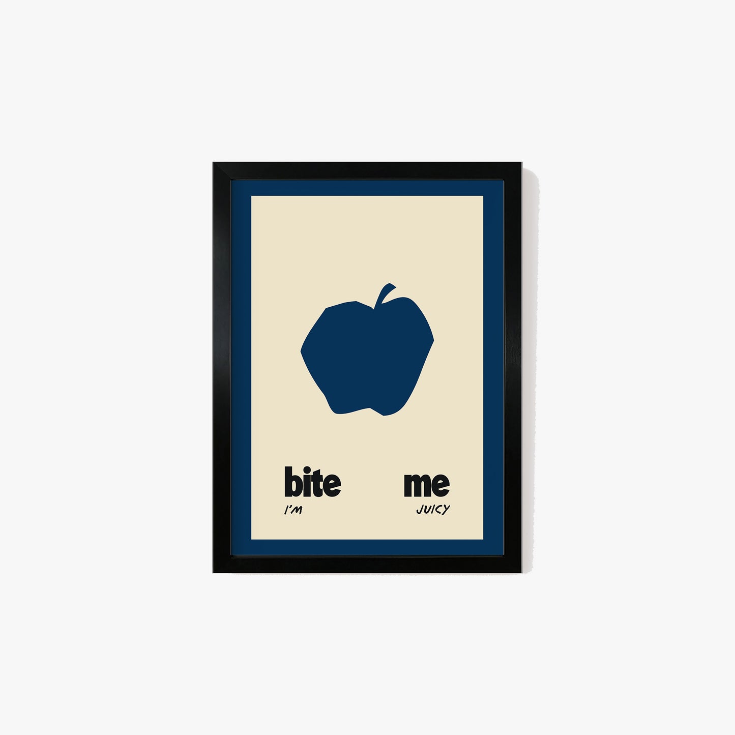 Bite Me Apple Print