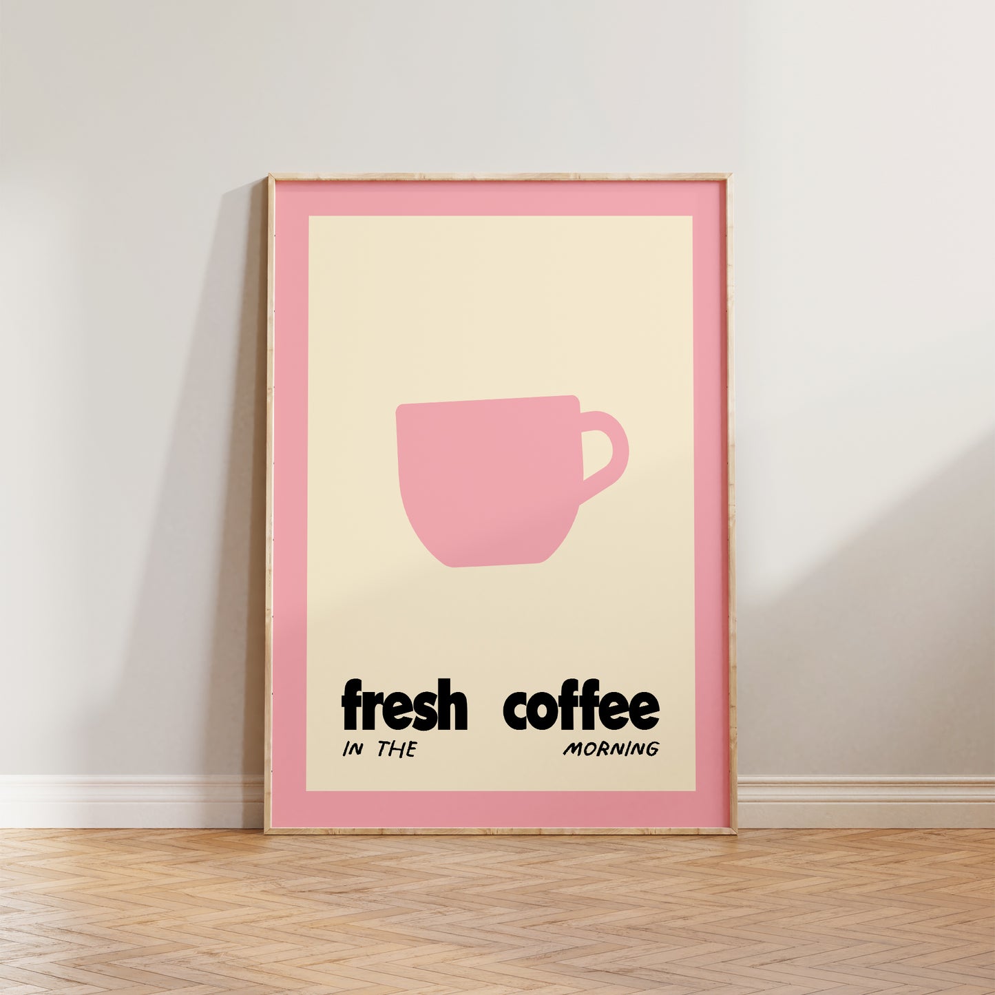 Fresh Coffee In The Morning Print