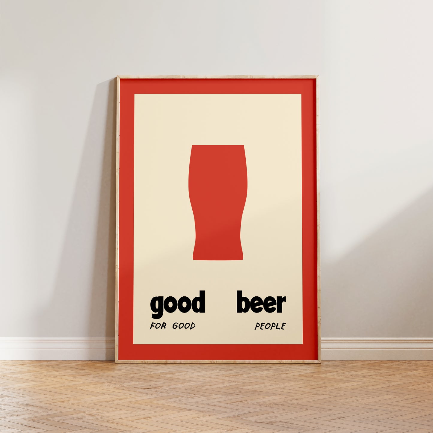 Good Beer For Good People Print