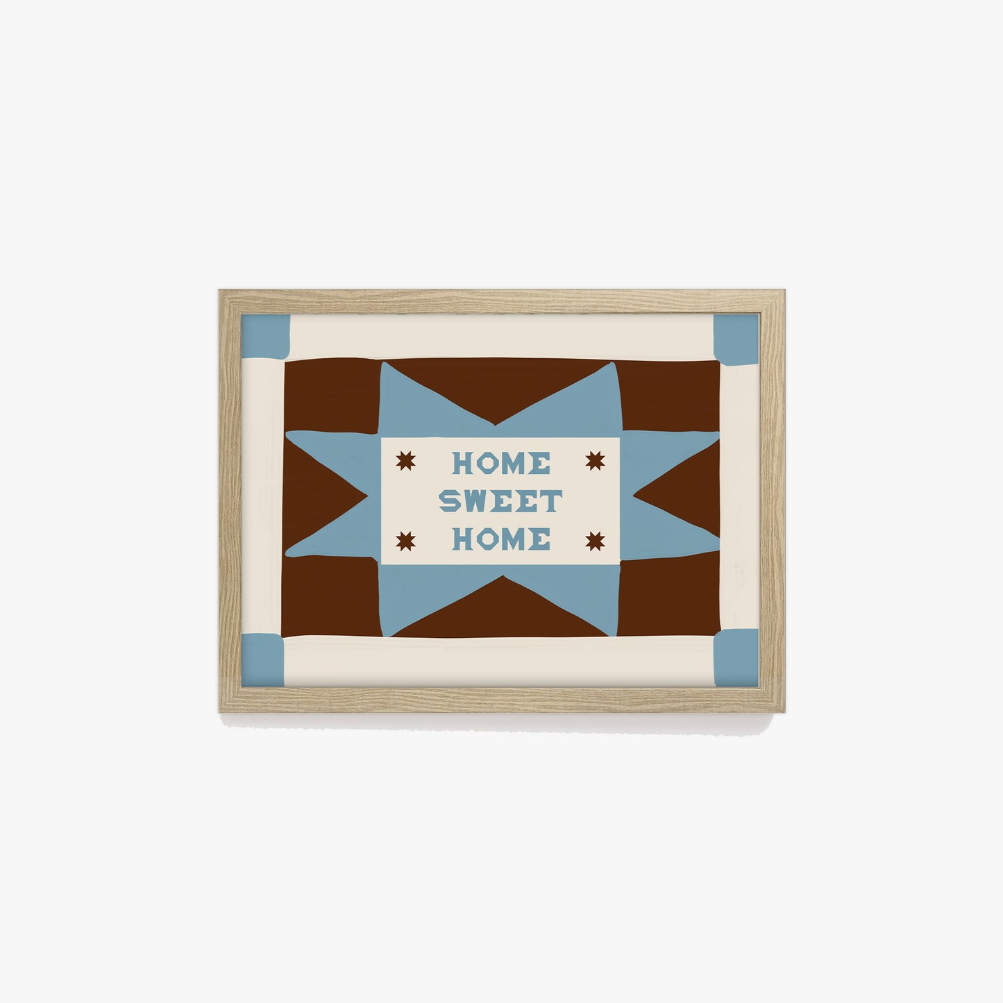 Home Sweet Home Patchwork Print