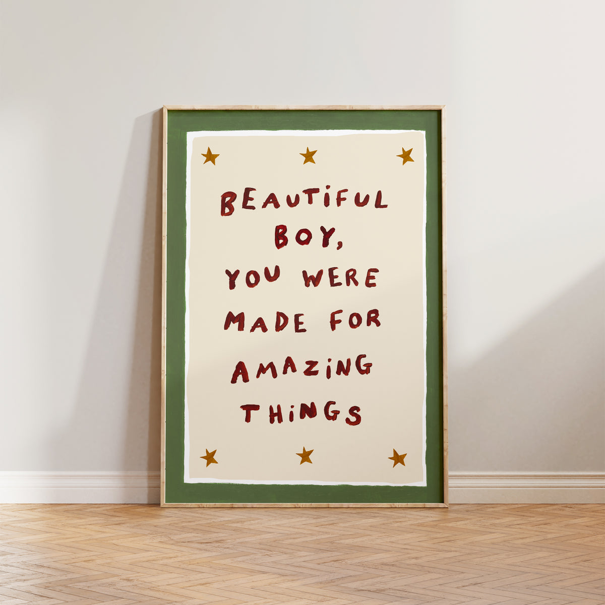 Beautiful Boy You Were Made For Amazing Things Print
