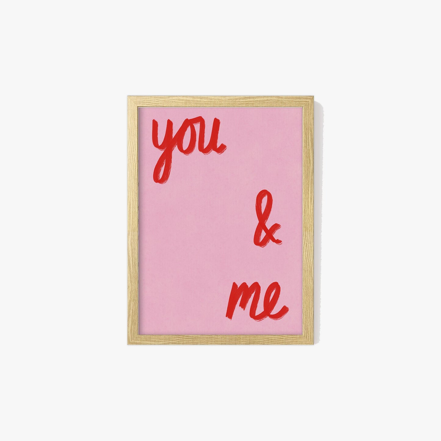 You & Me Print