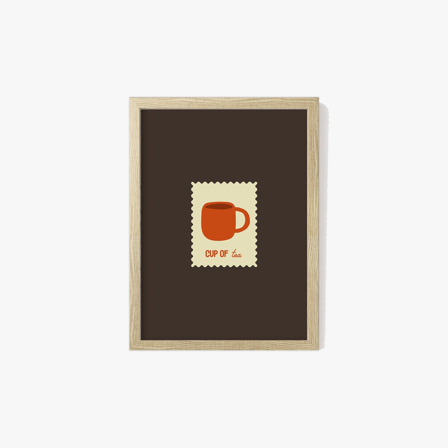 Cup Of Tea Stamp Print