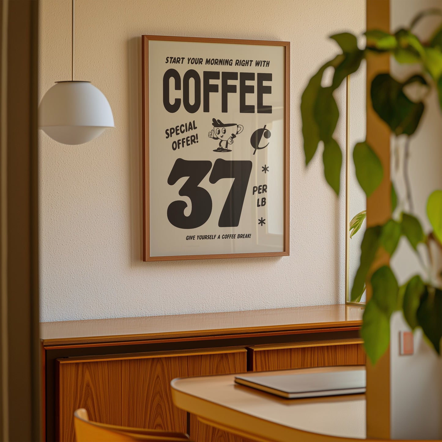 Vintage Coffee Advert Print