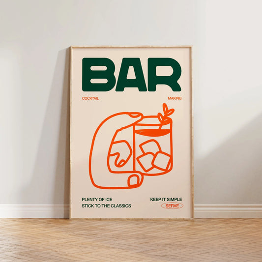 SECONDS Bar Cocktail Print