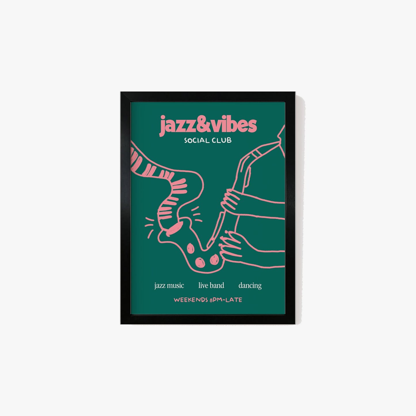 Jazz & Vibes Social Club Print