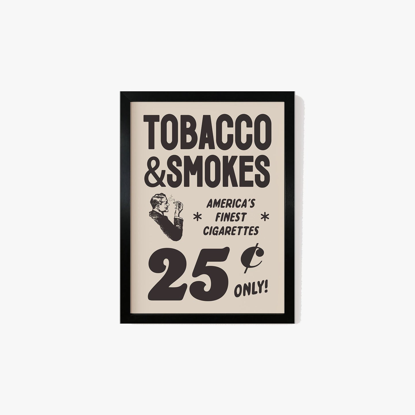 Vintage Tobacco Advert Print