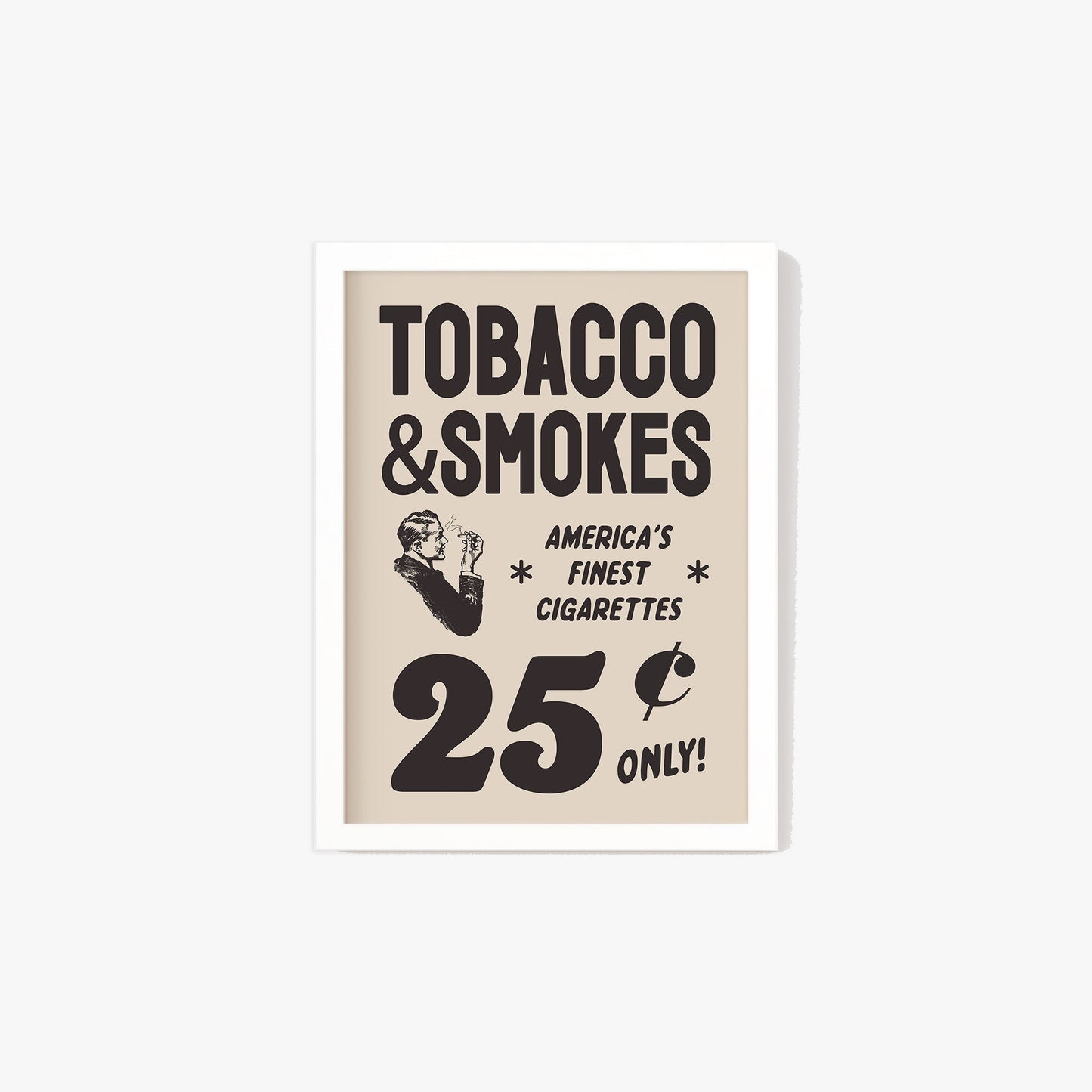 Vintage Tobacco Advert Print