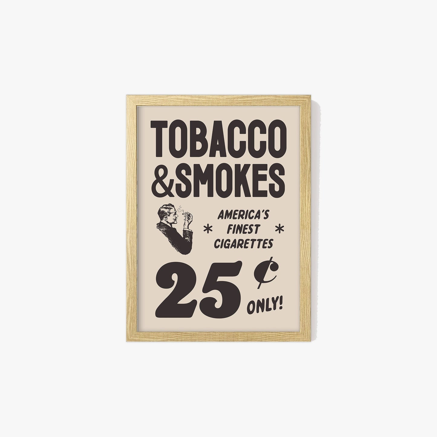 Vintage Tobacco Advert Print