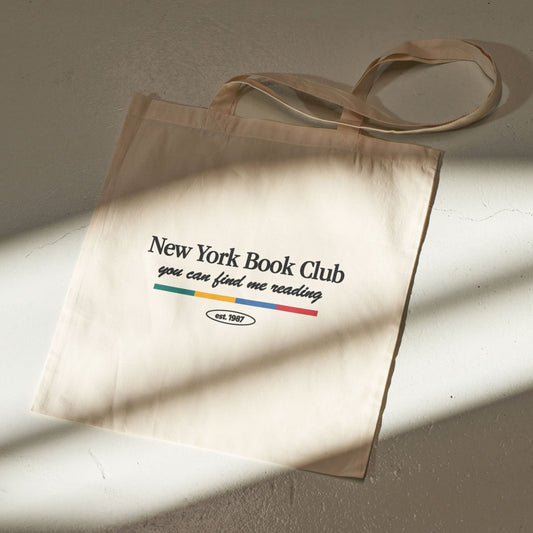 New York Book Club Tote Bag