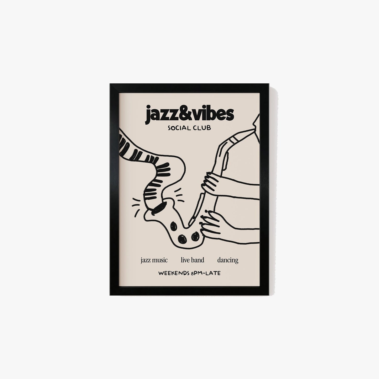 Jazz & Vibes Social Club Print