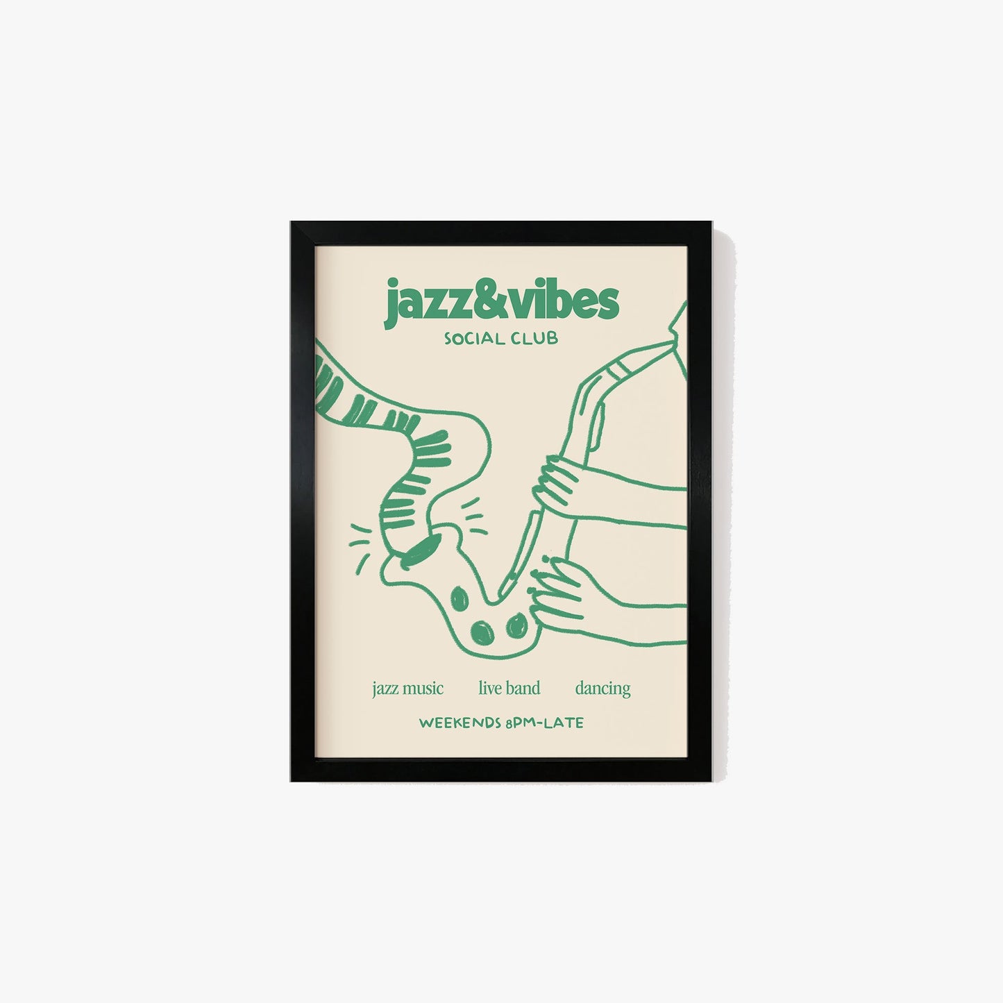 Jazz & Vibes Social Club Print