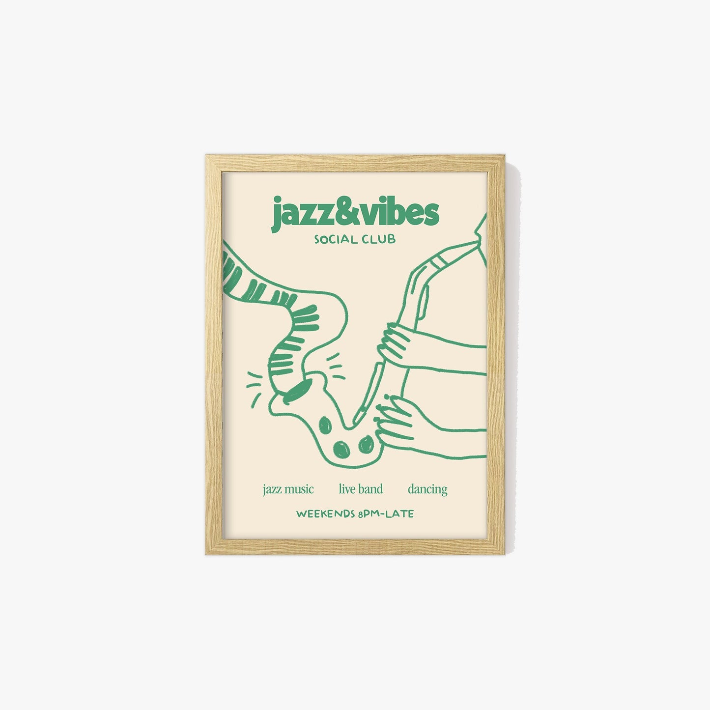 Jazz & Vibes Social Club Print