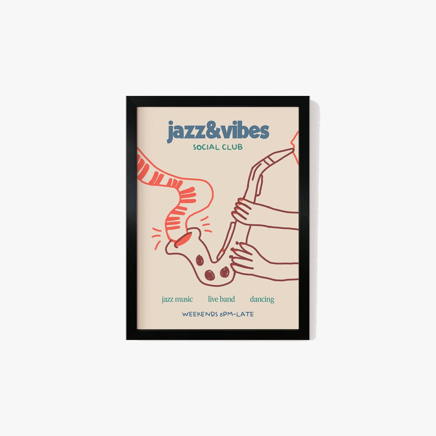 Jazz & Vibes Social Club Print