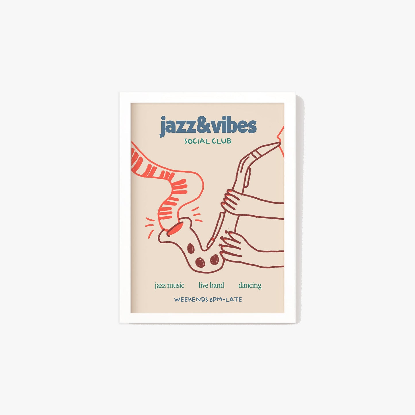 Jazz & Vibes Social Club Print