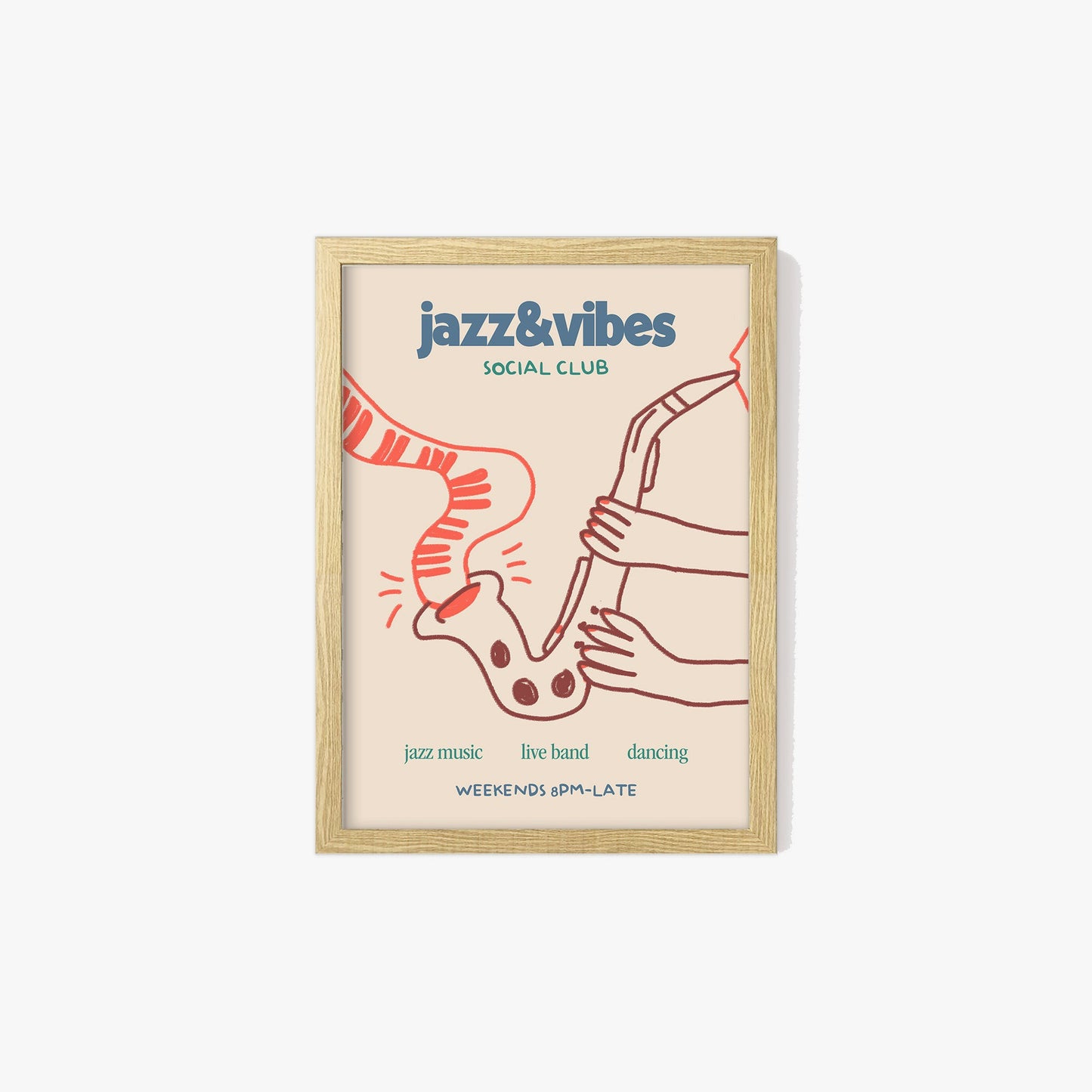 Jazz & Vibes Social Club Print