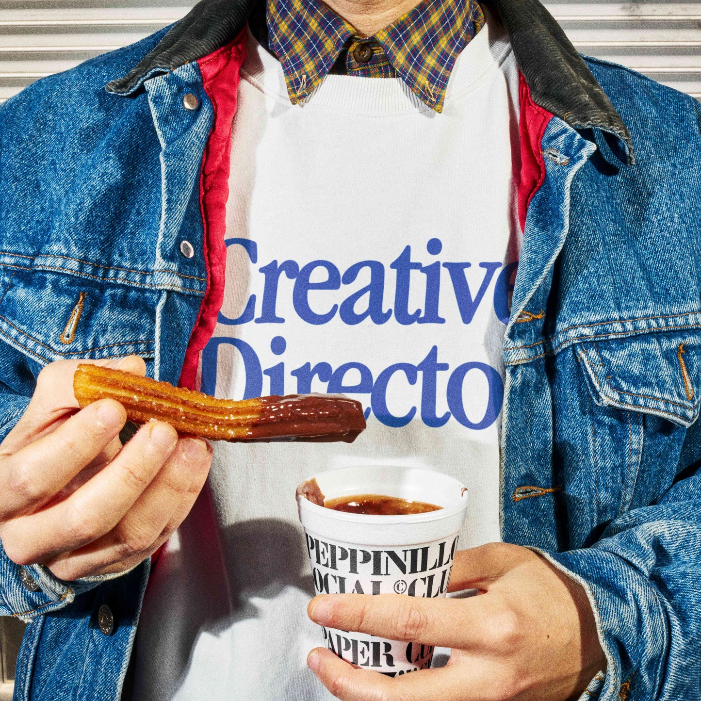 Creative Director Retro White Sweatshirt