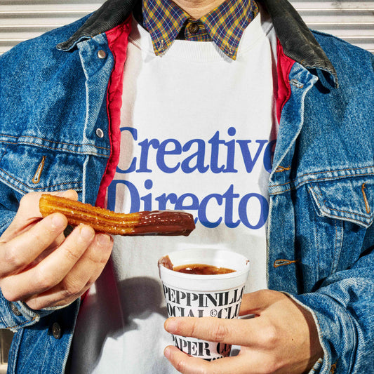 Creative Director Retro White Sweatshirt