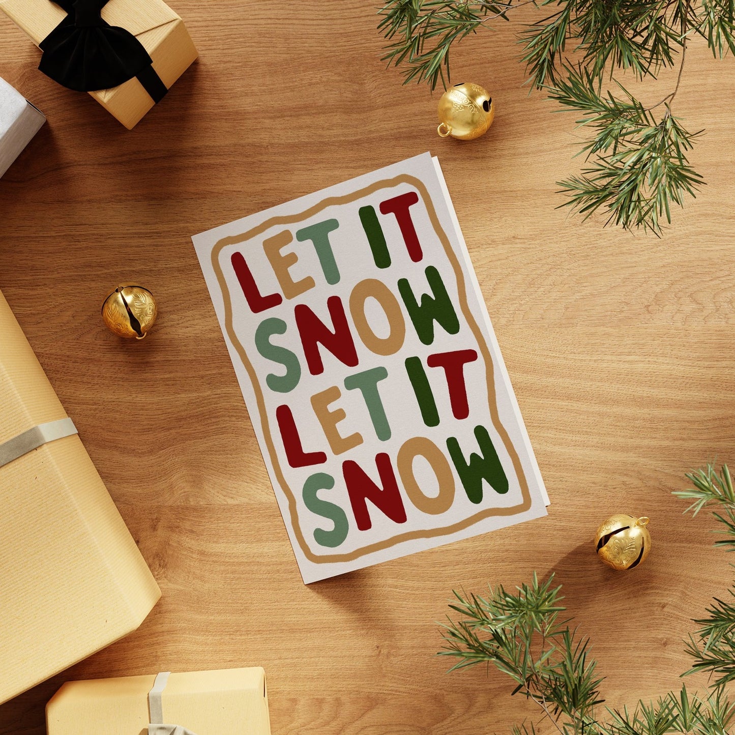 Let It Snow Christmas Card