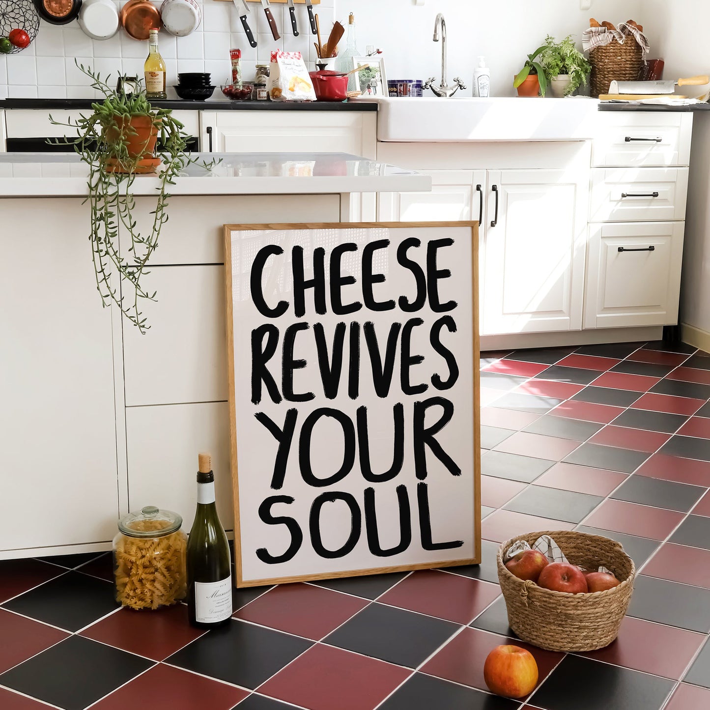 Cheese Revives Your Soul Print