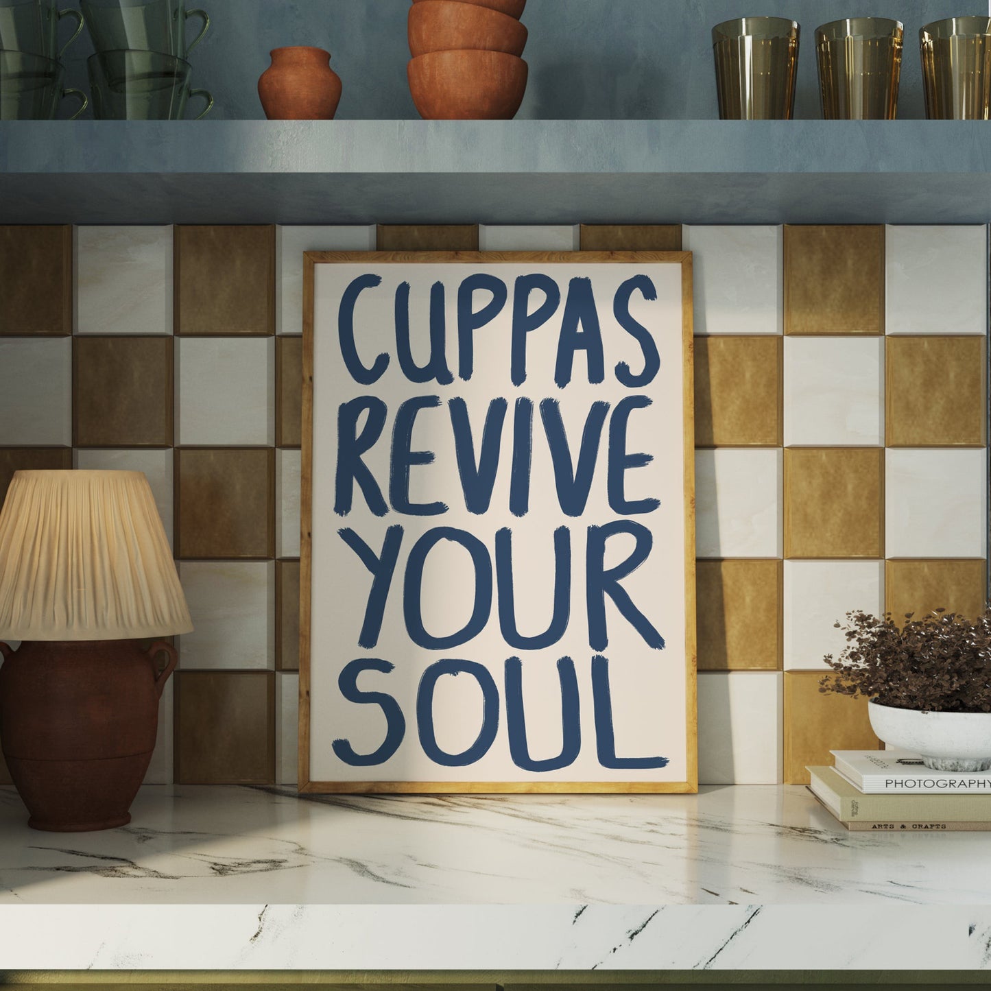 Cuppas Revive Your Soul Print