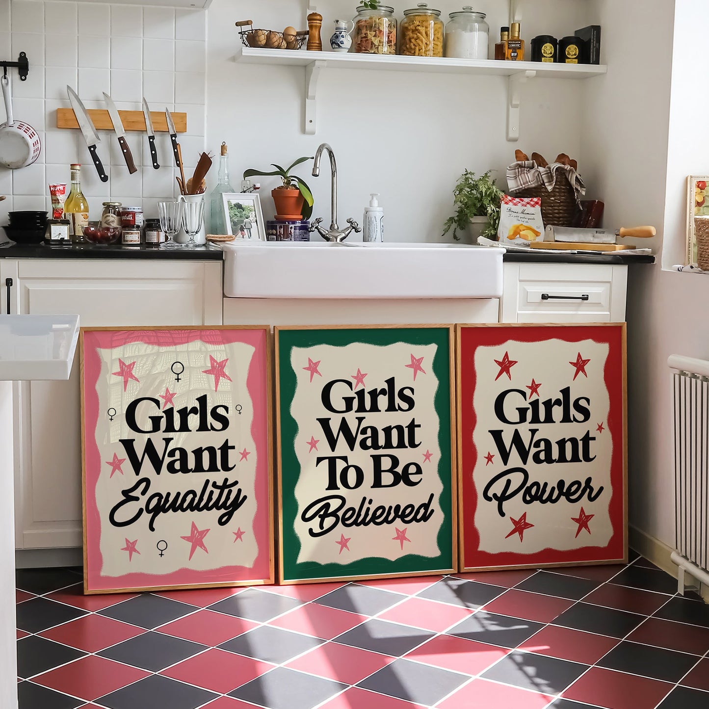 Girls Want Power Print