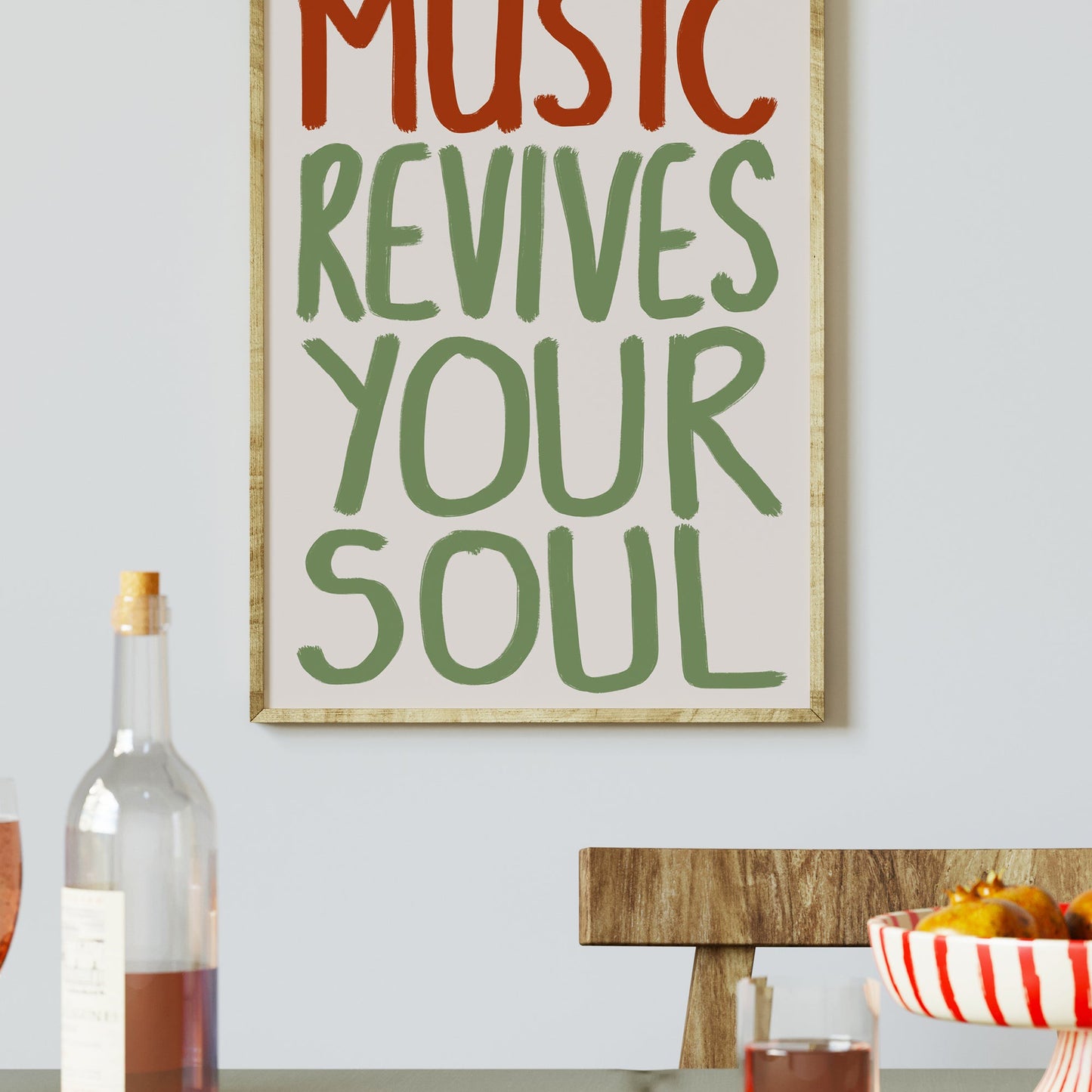 Music Revives Your Soul Print