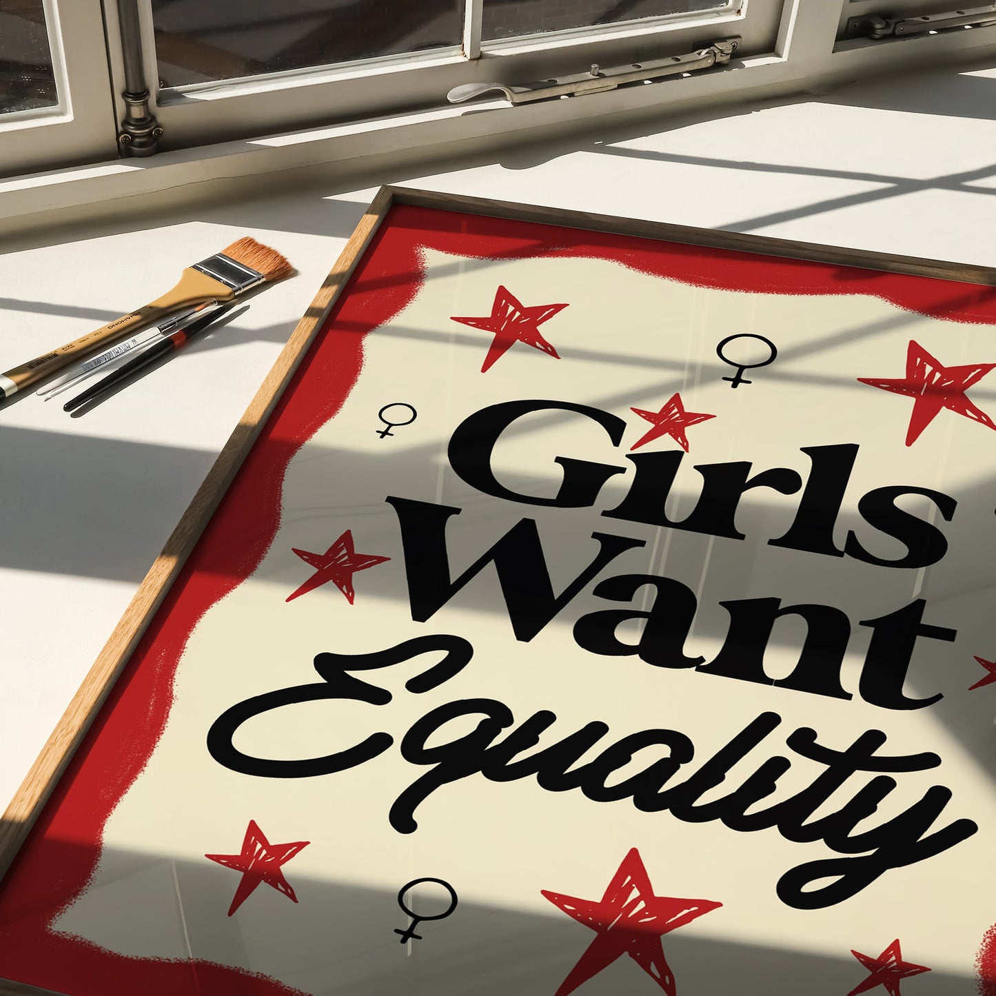 Girls Want Equality Print