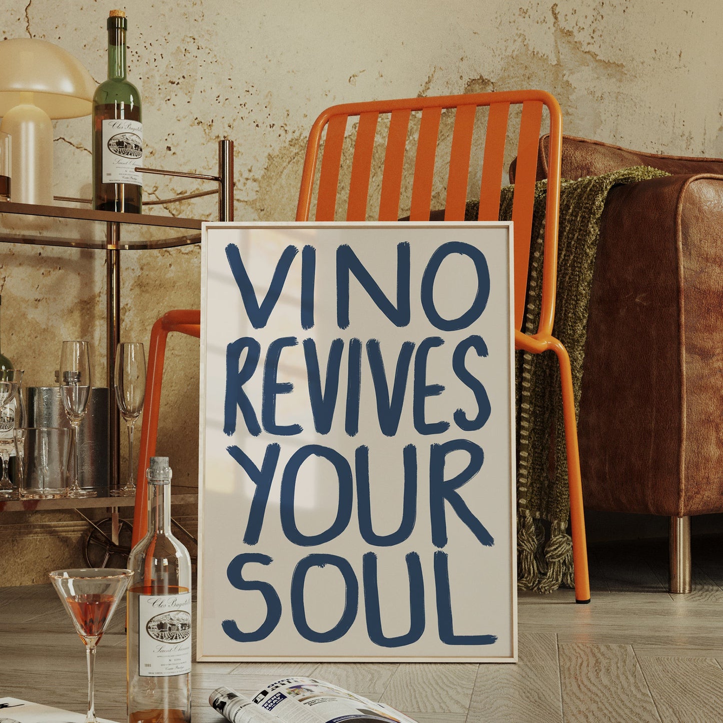 Vino Revives Your Soul Print