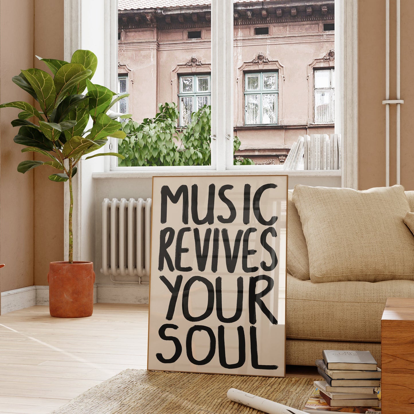 Music Revives Your Soul Print