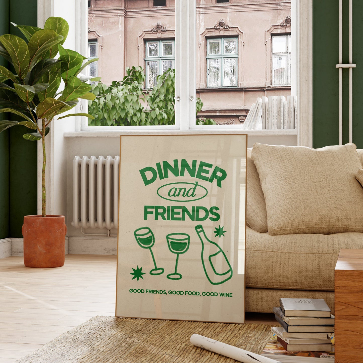 Dinner & Friends Print