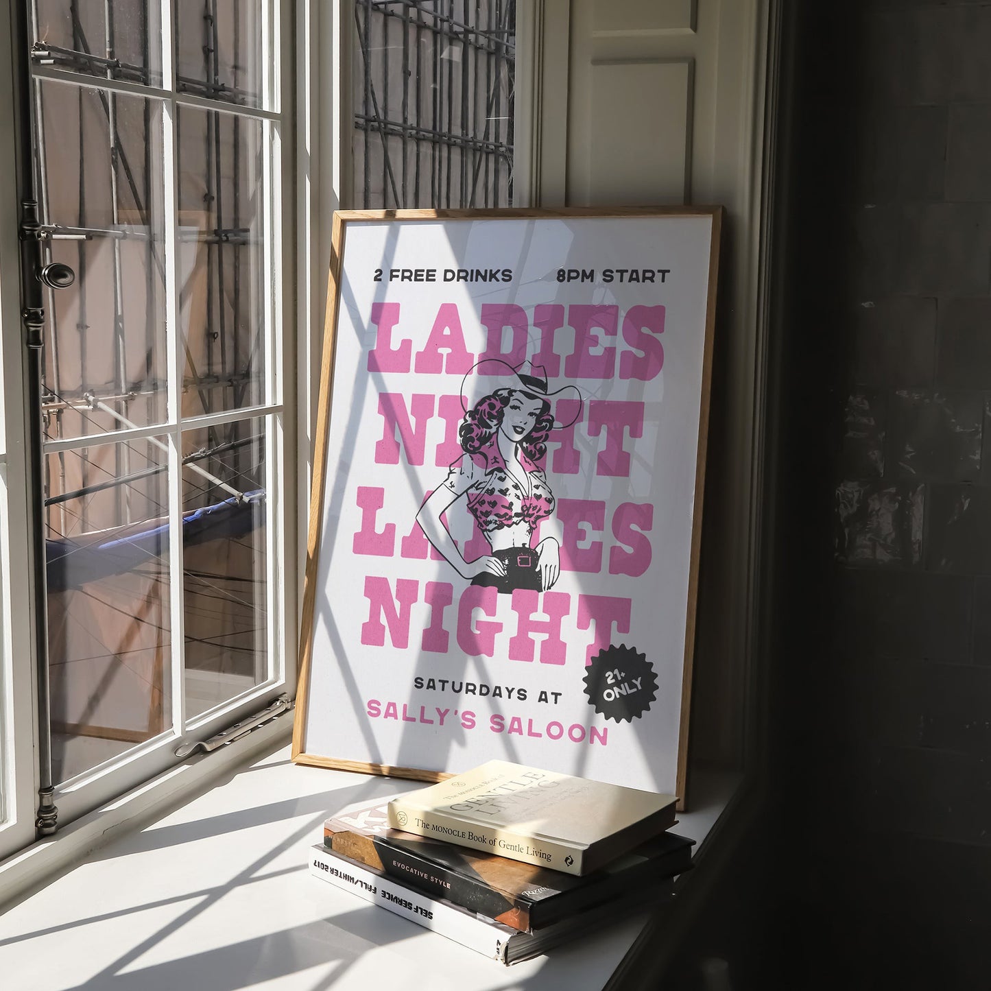 Ladies Night Cowgirl Print