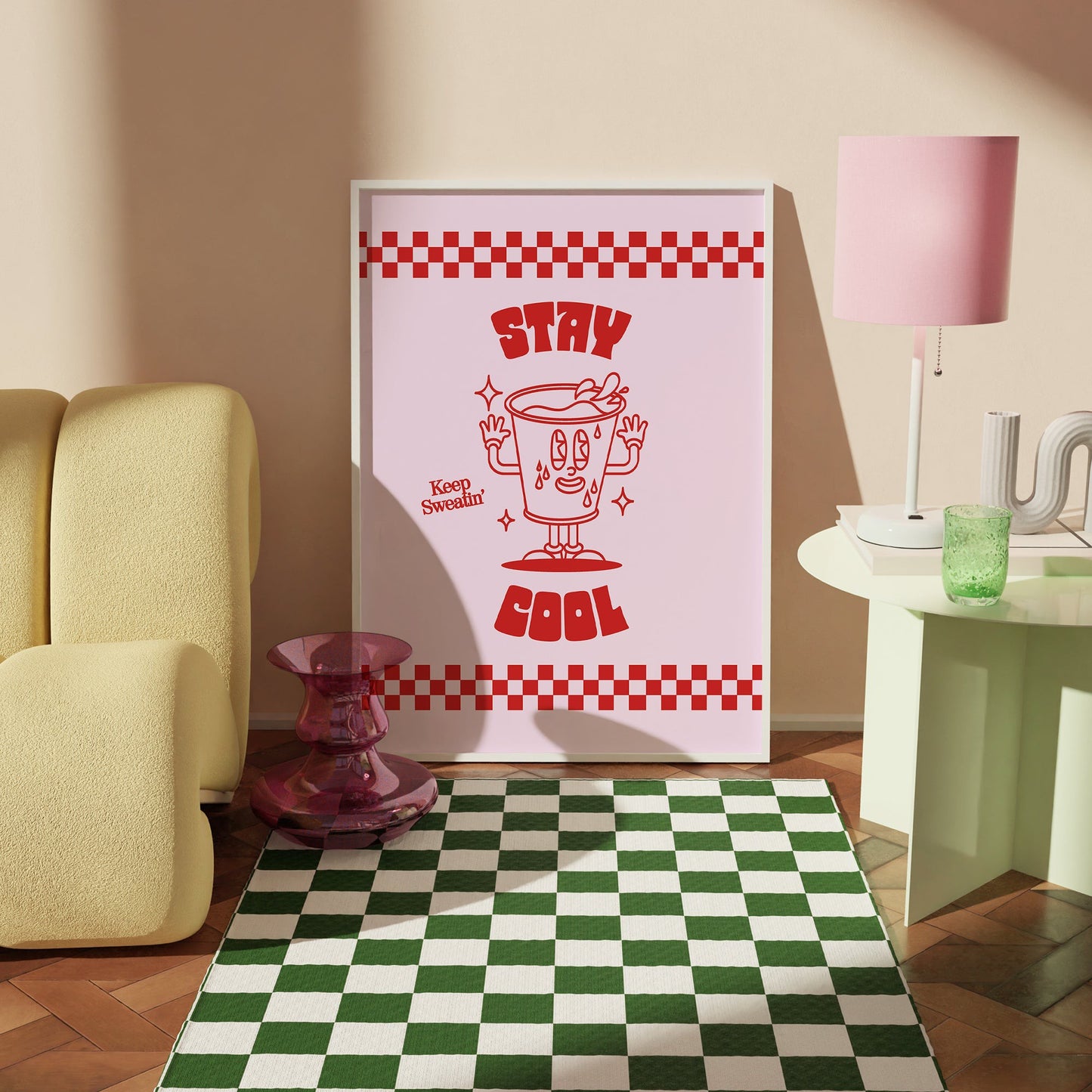 Retro Stay Cool Print