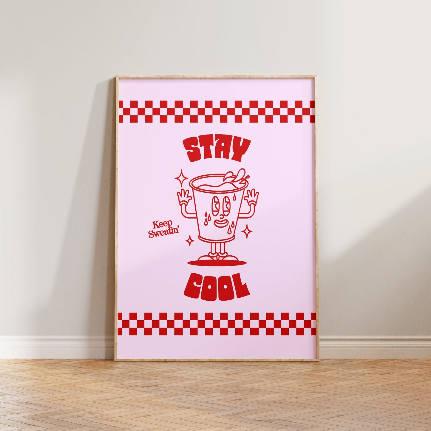 Retro Stay Cool Print