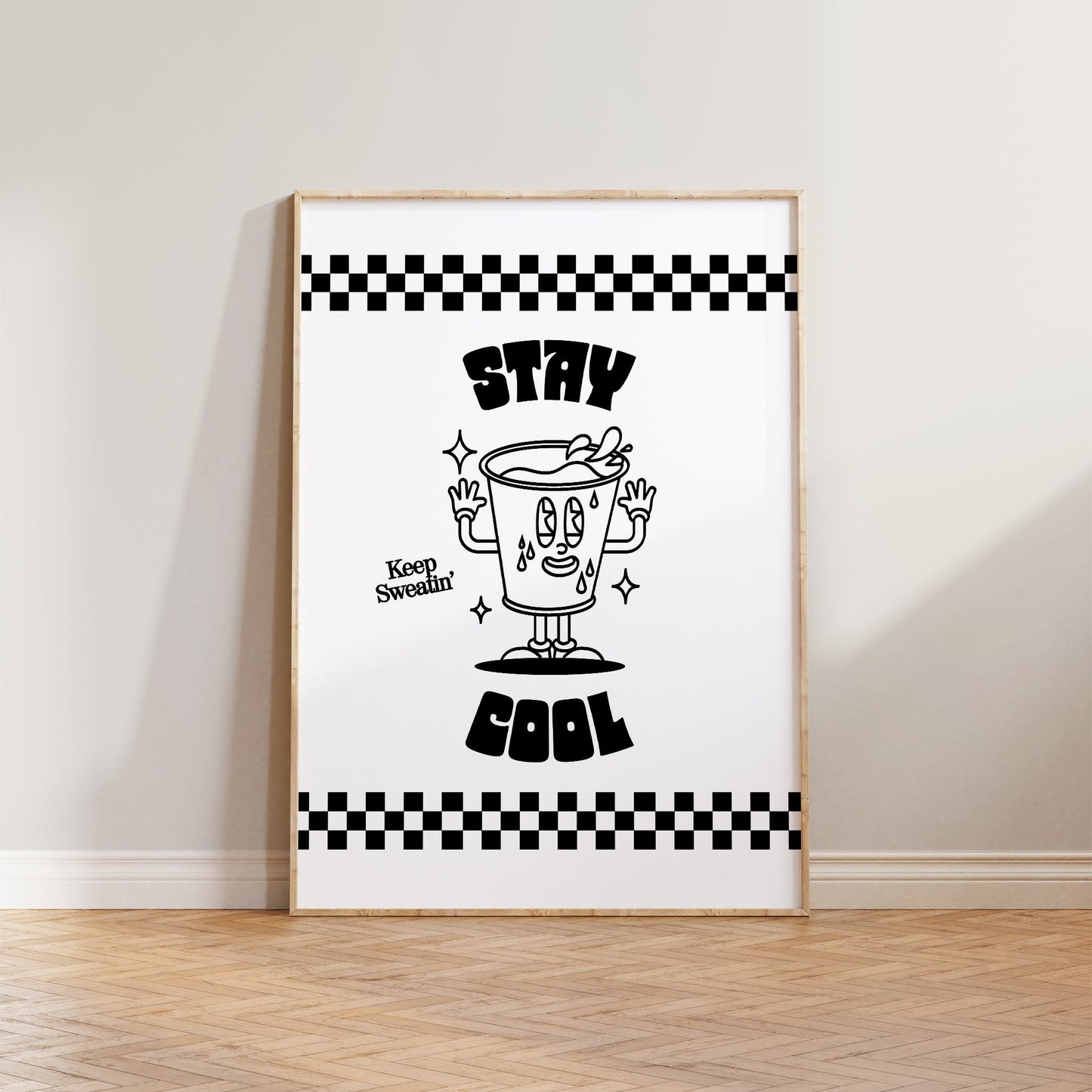 Retro Stay Cool Print