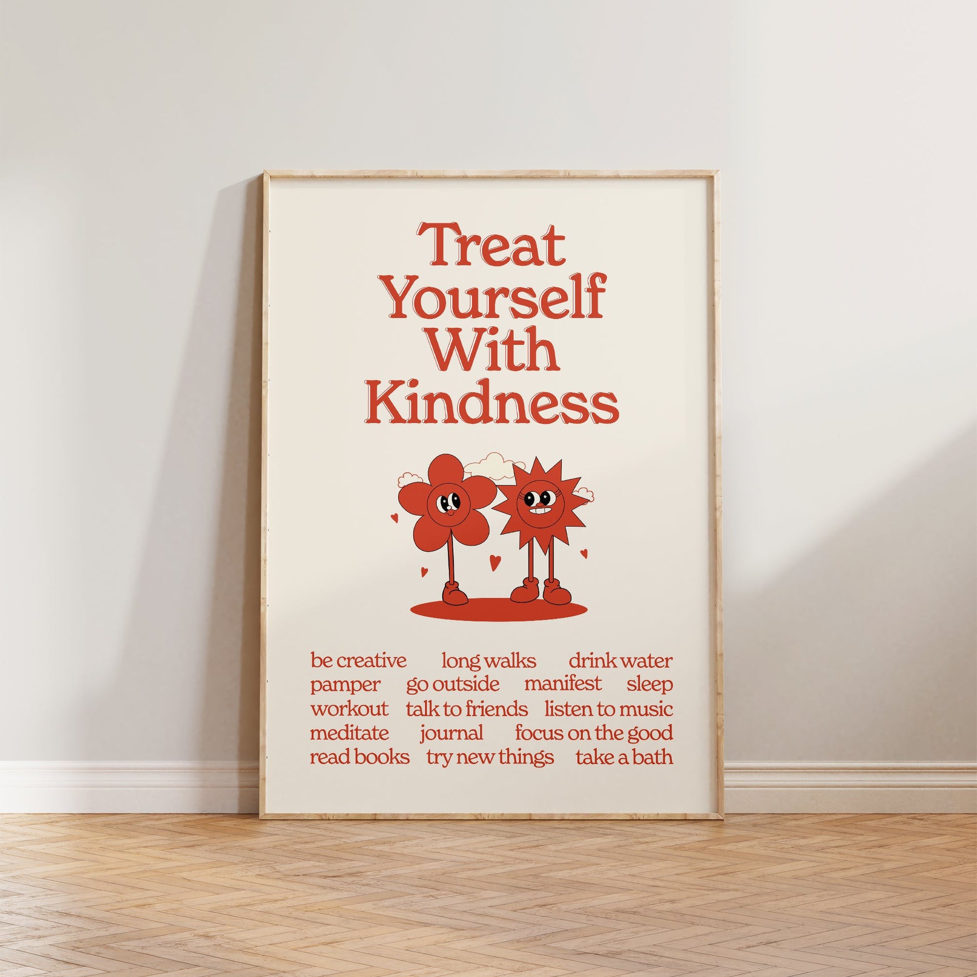 Club Retro – With Treat Kindness Lune Print Yourself