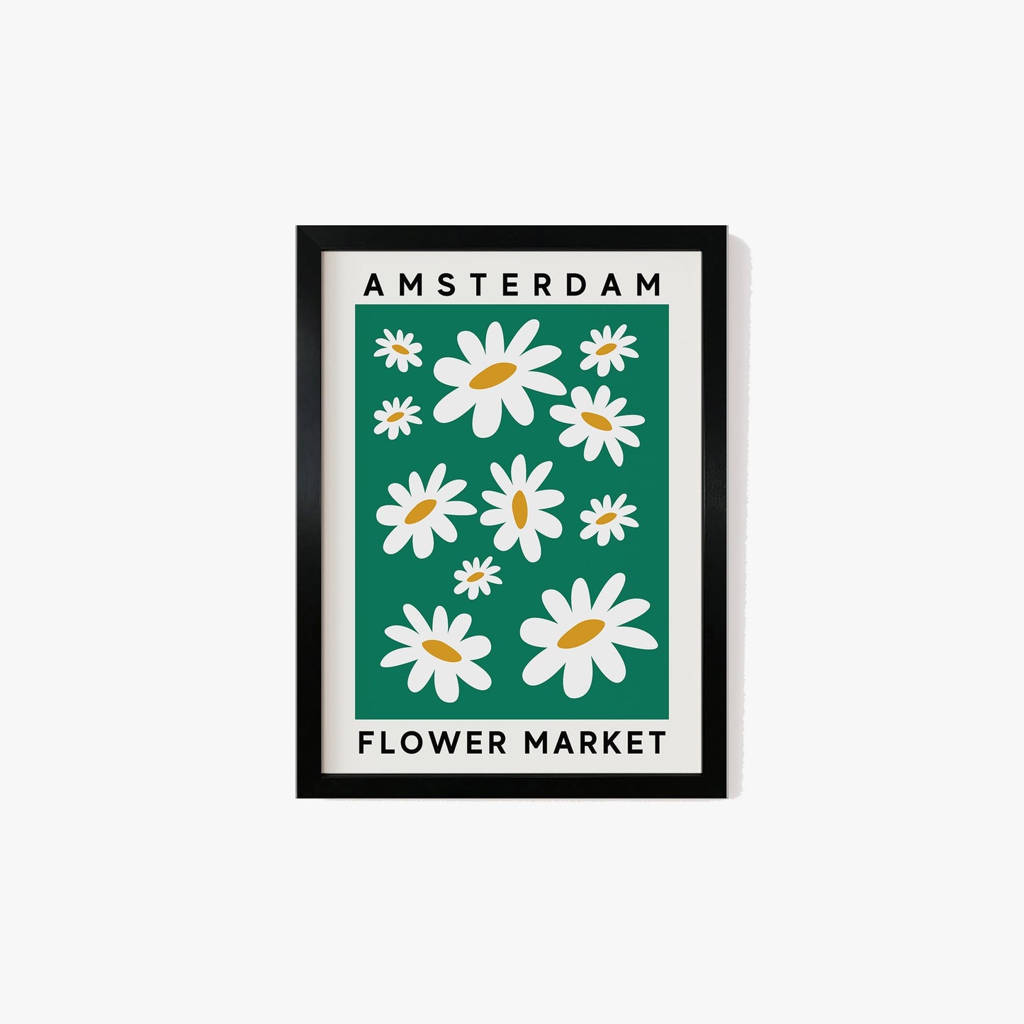 Amsterdam Daisy Flower Market Print