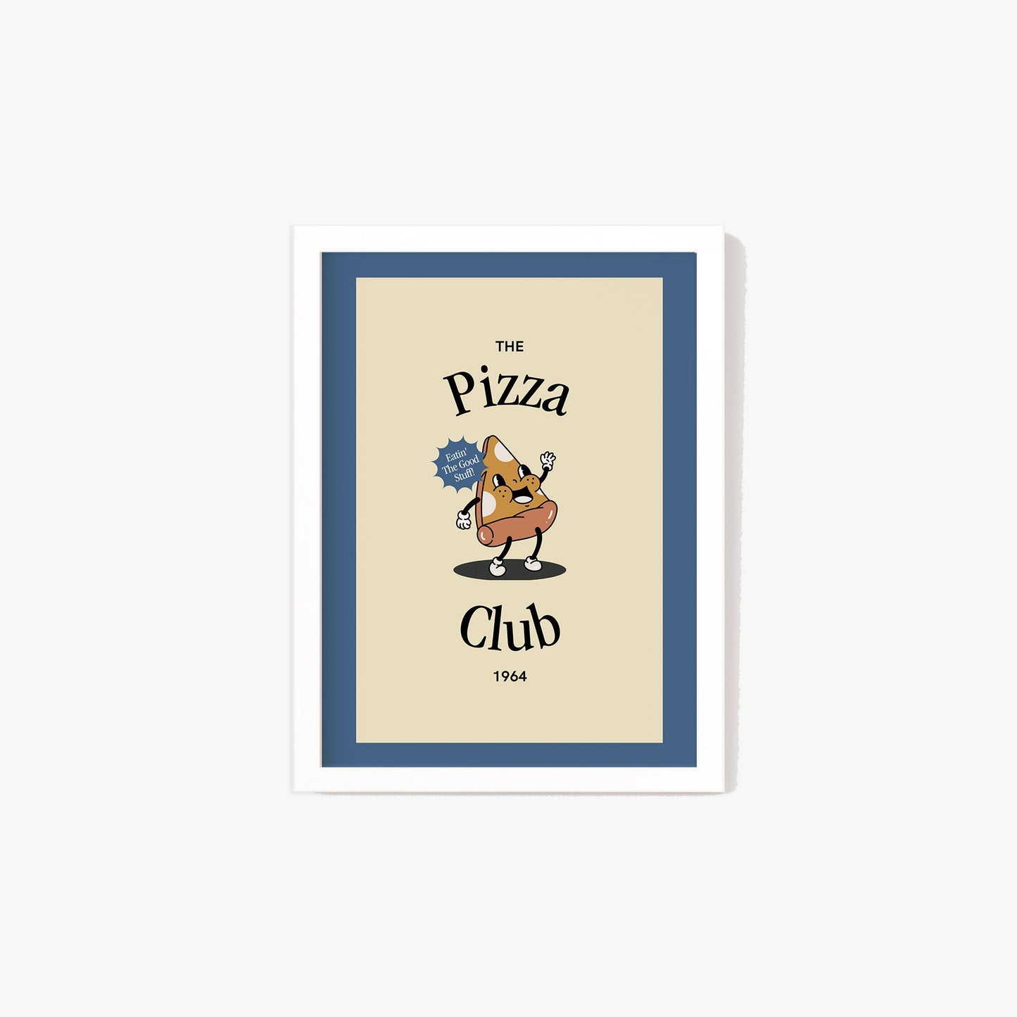 Retro Pizza Club Print