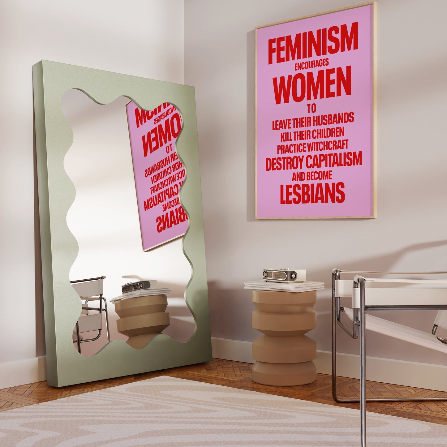 Retro Feminist Print