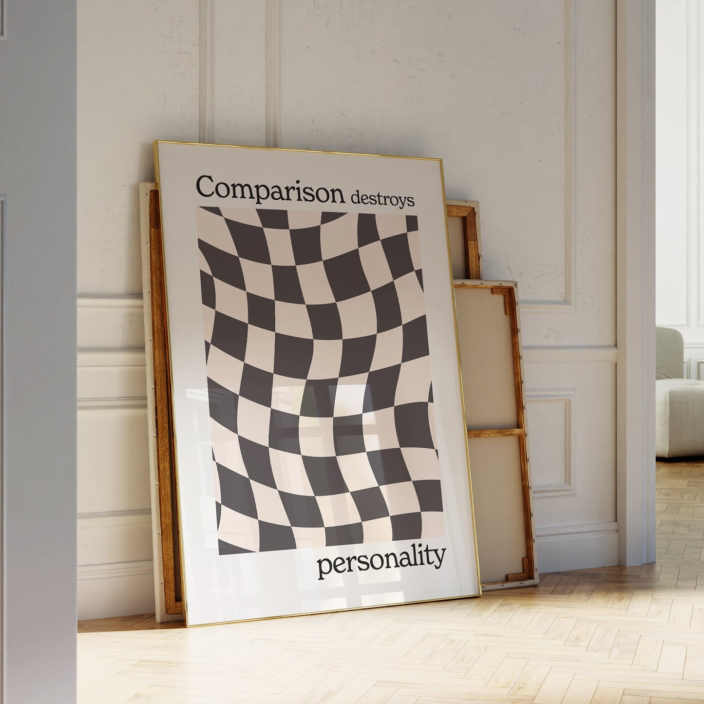 Comparison Destroys Personality Print