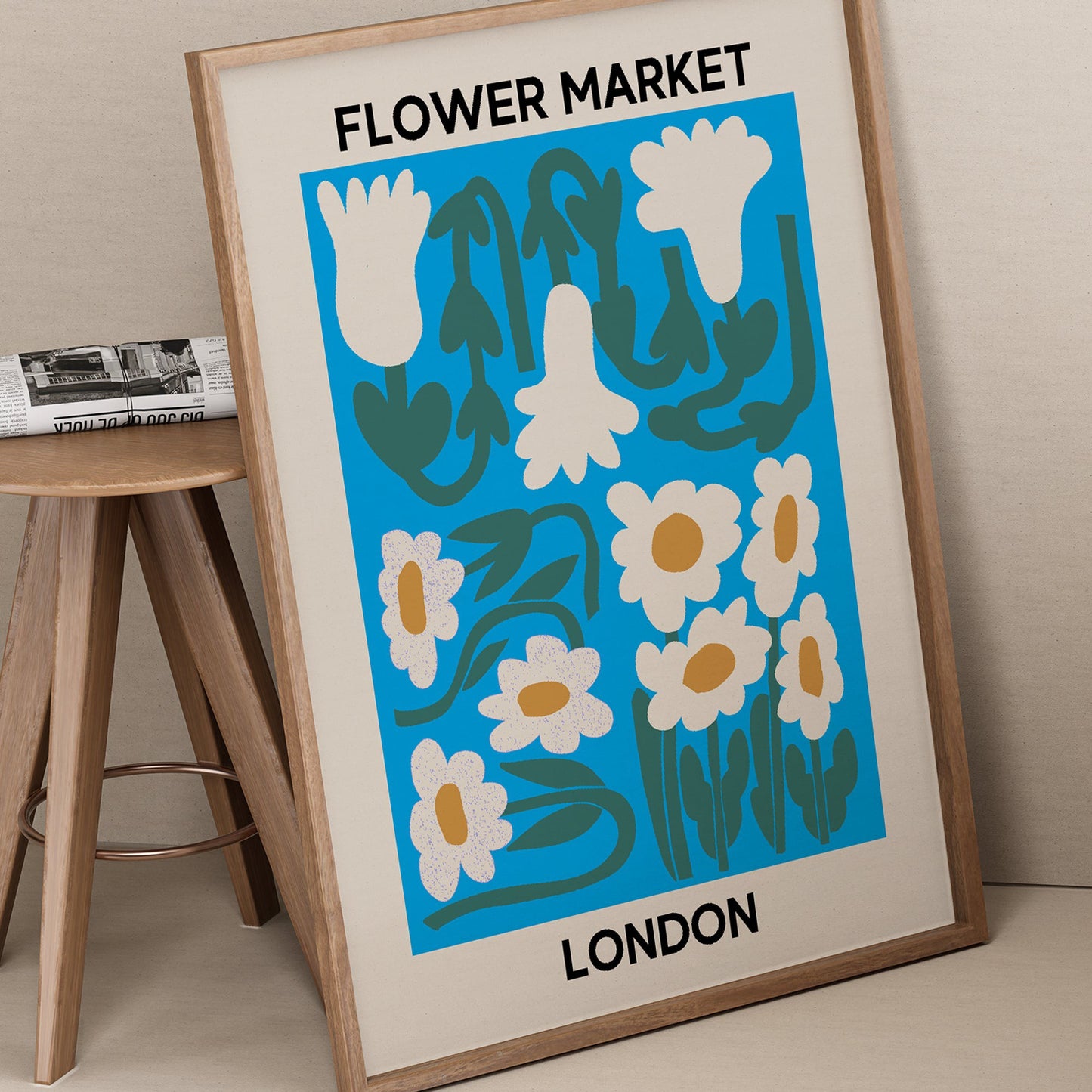 Flower Market London Print #2