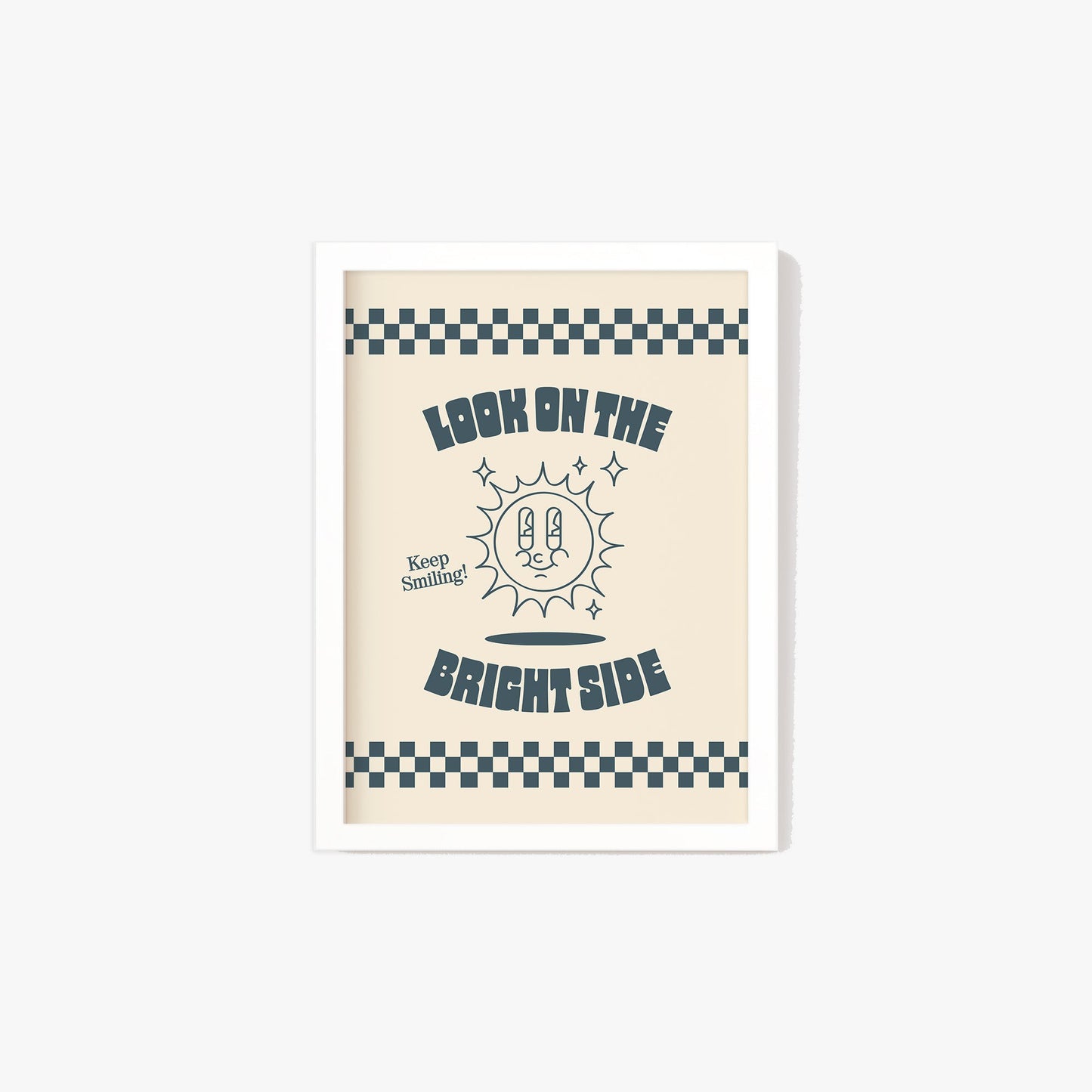 Retro Look On The Bright Side Print