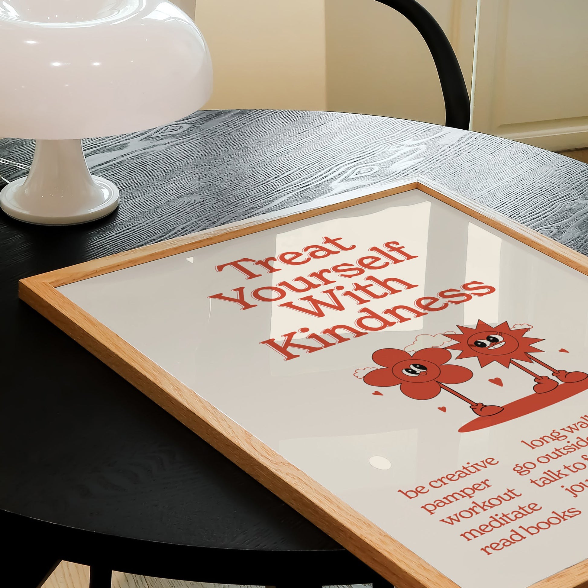 Club Retro Lune With – Yourself Kindness Print Treat