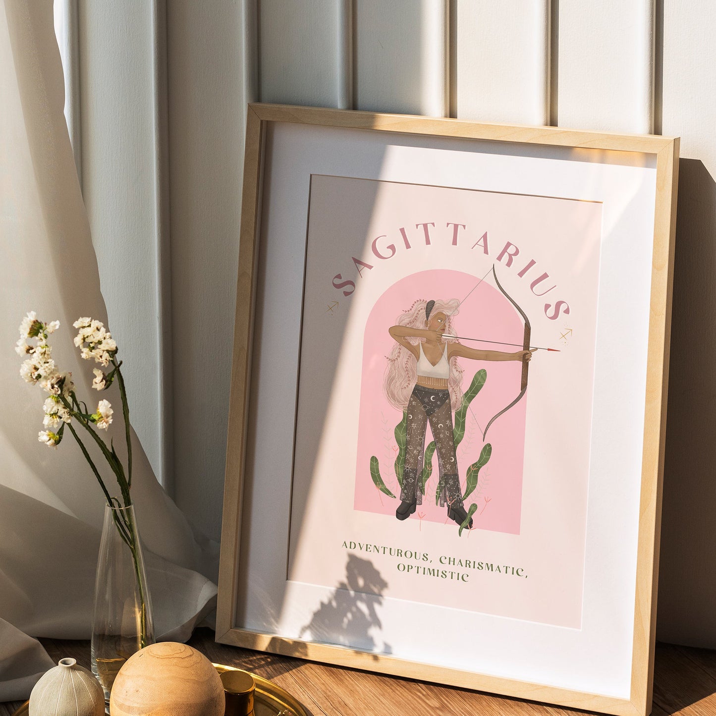 Sagittarius Illustration Print