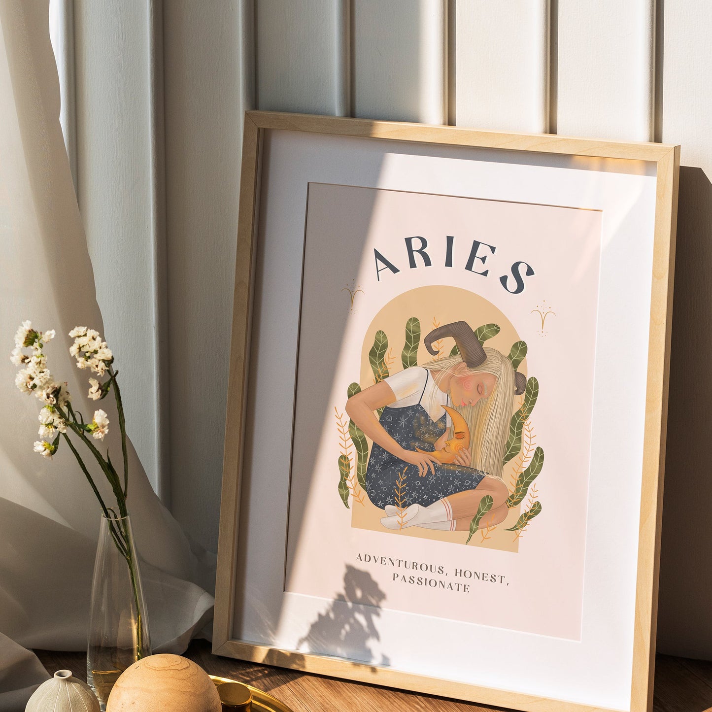 Aries Illustrated Print