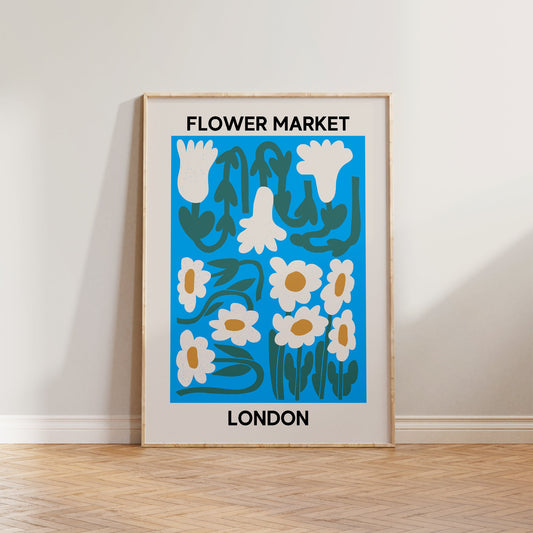 Flower Market London Print #2
